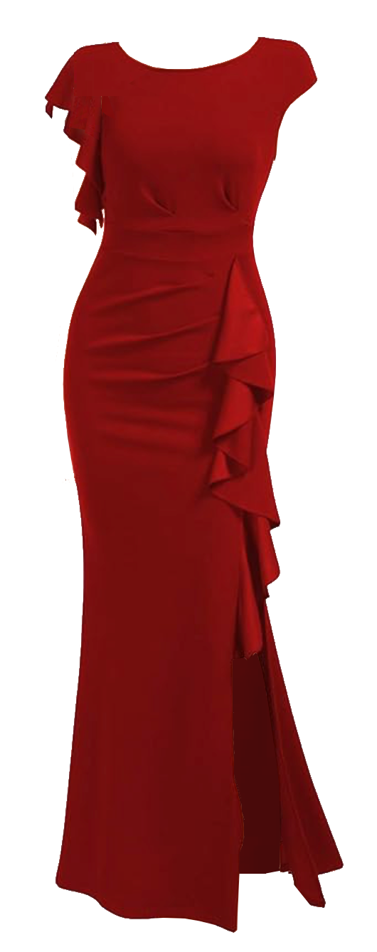 Bodycon mermaid evening cocktail Woosea