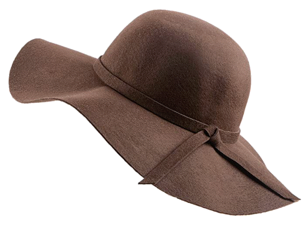 Foldable Wide Brim Felt Bowler Fedora Floopy Wool Hat Urban Coco