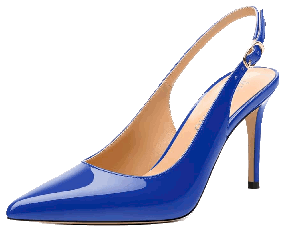Rlyghwao slingback pointed stiletto fashion Rlyghwao