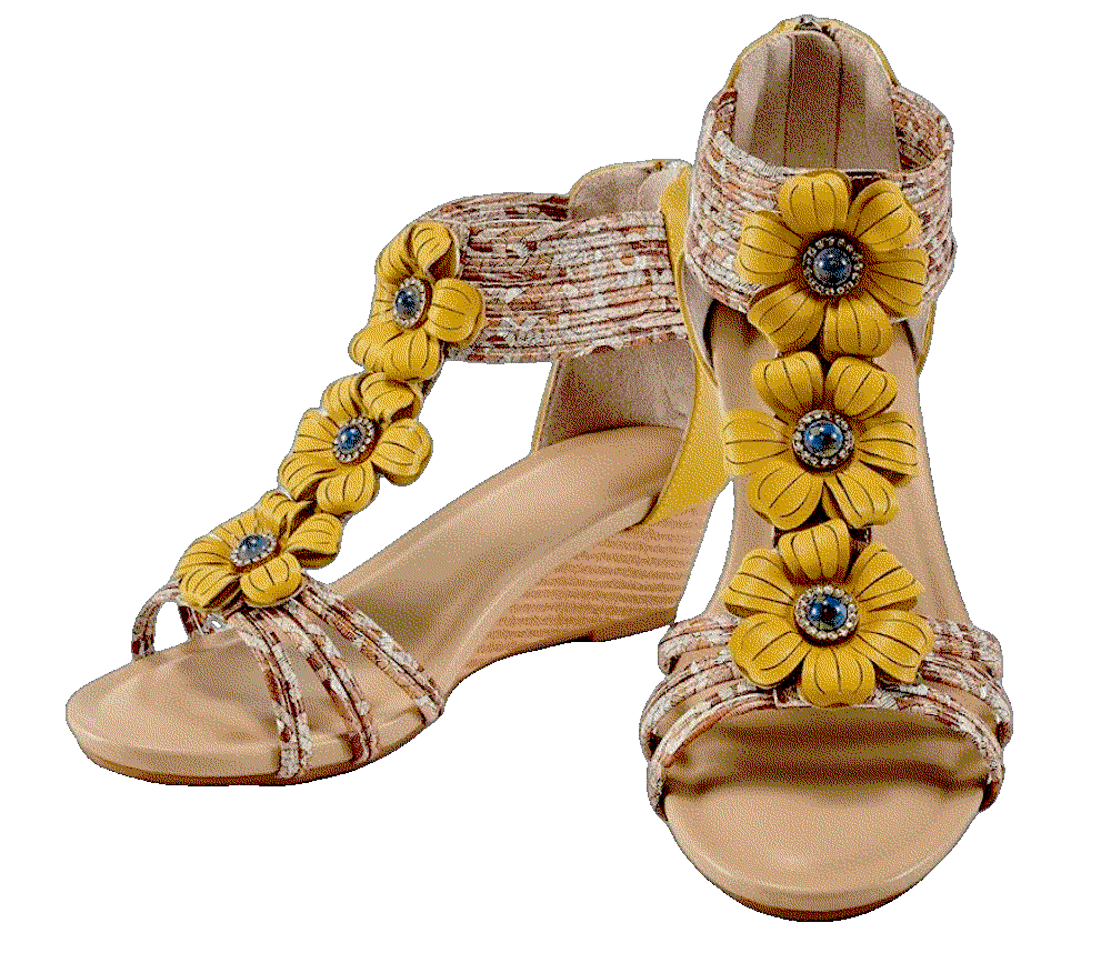 Fudynmalc sandals womens wedge shoes Fudynmalc