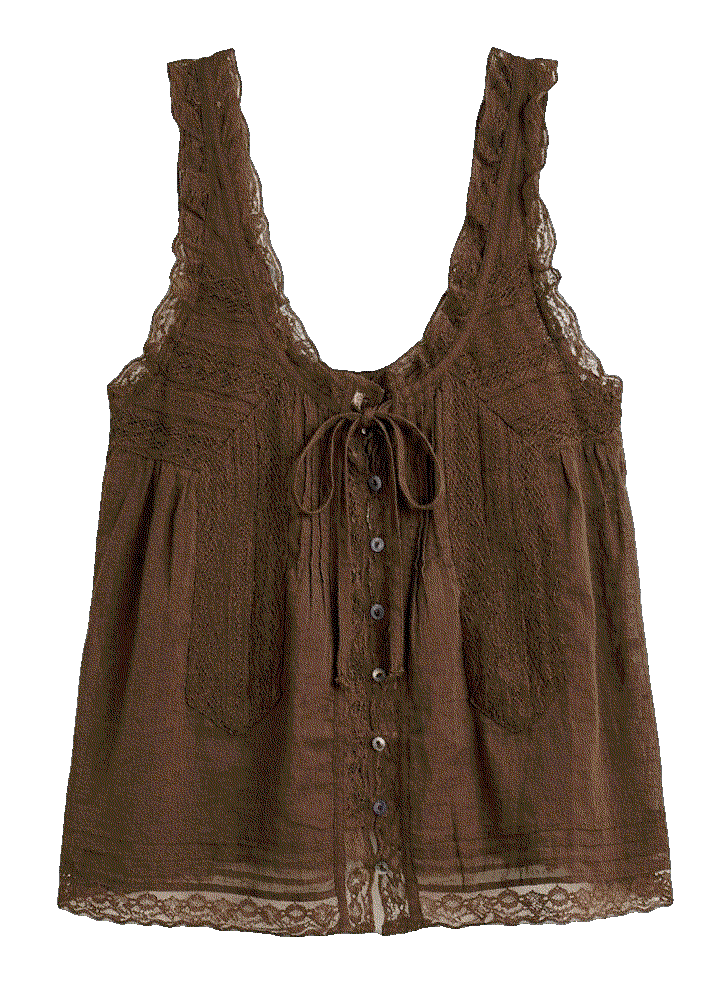 Vacation sleeveless blouses ruffled chiffon Funtour