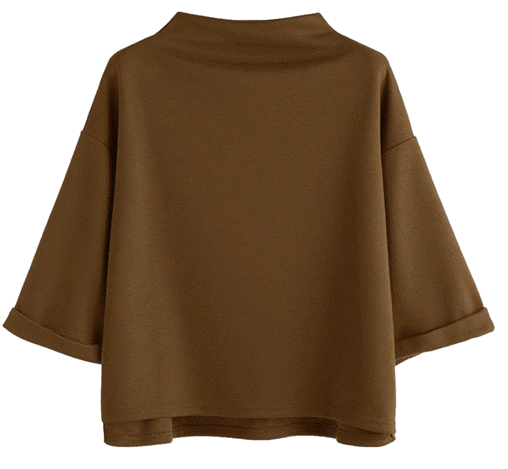 Short Sleeve Casual Loose Crop Top SweatyRocks