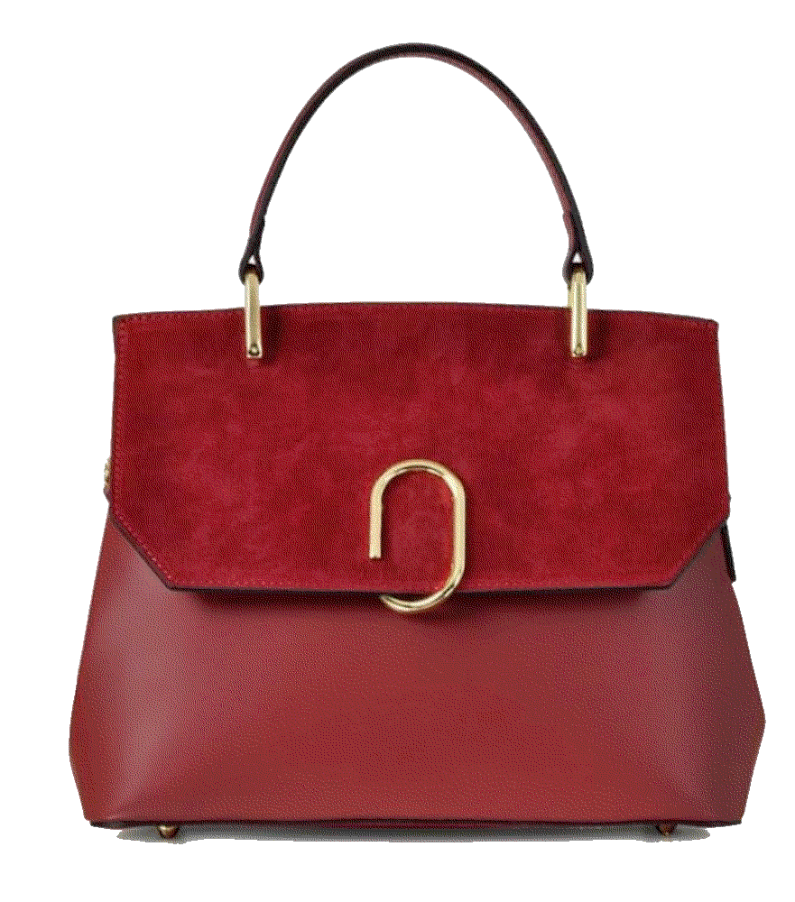 Thais Suede and Leather Satchel Bag LeParmentier Store