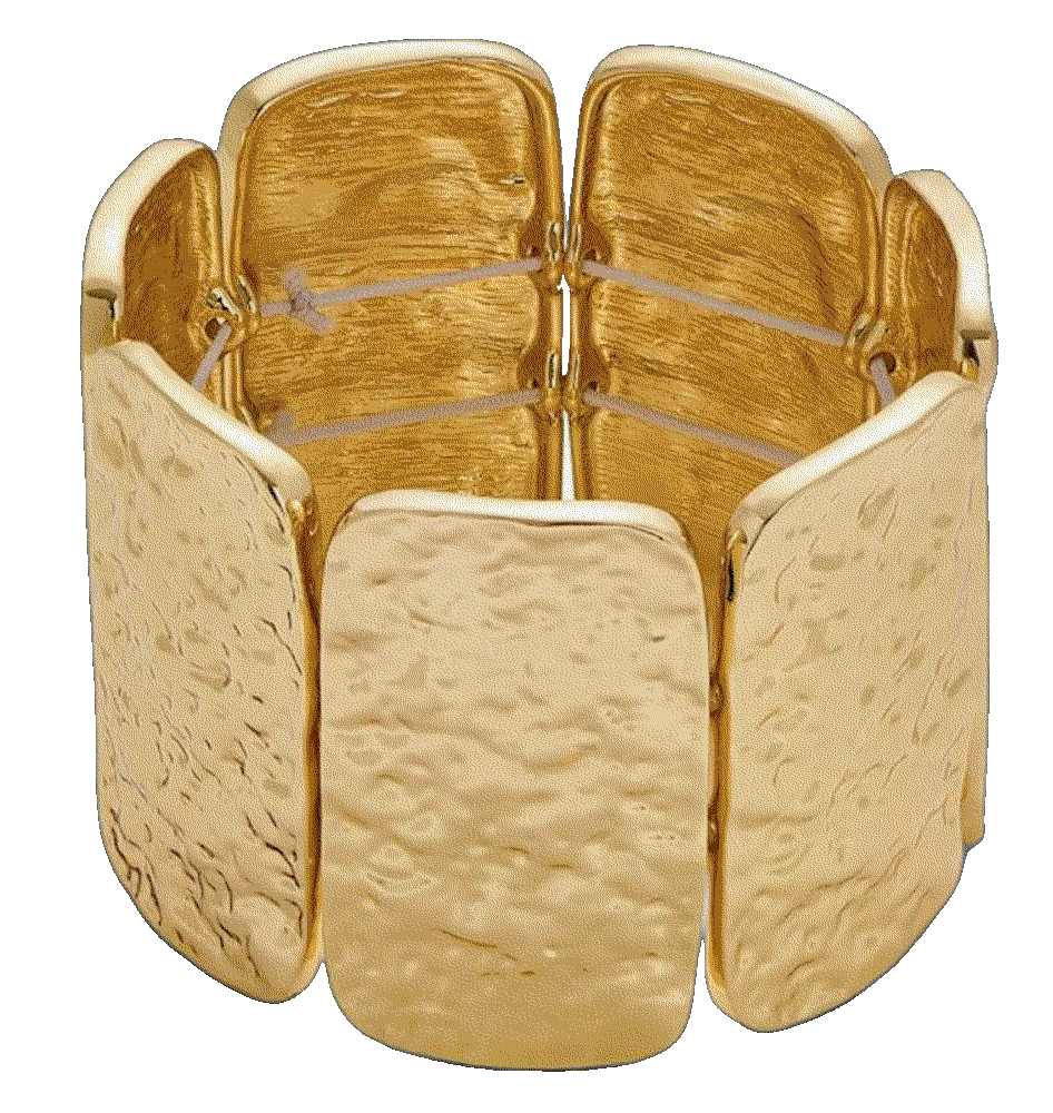 Chunky Hammered Bangle Bracelets Woworama