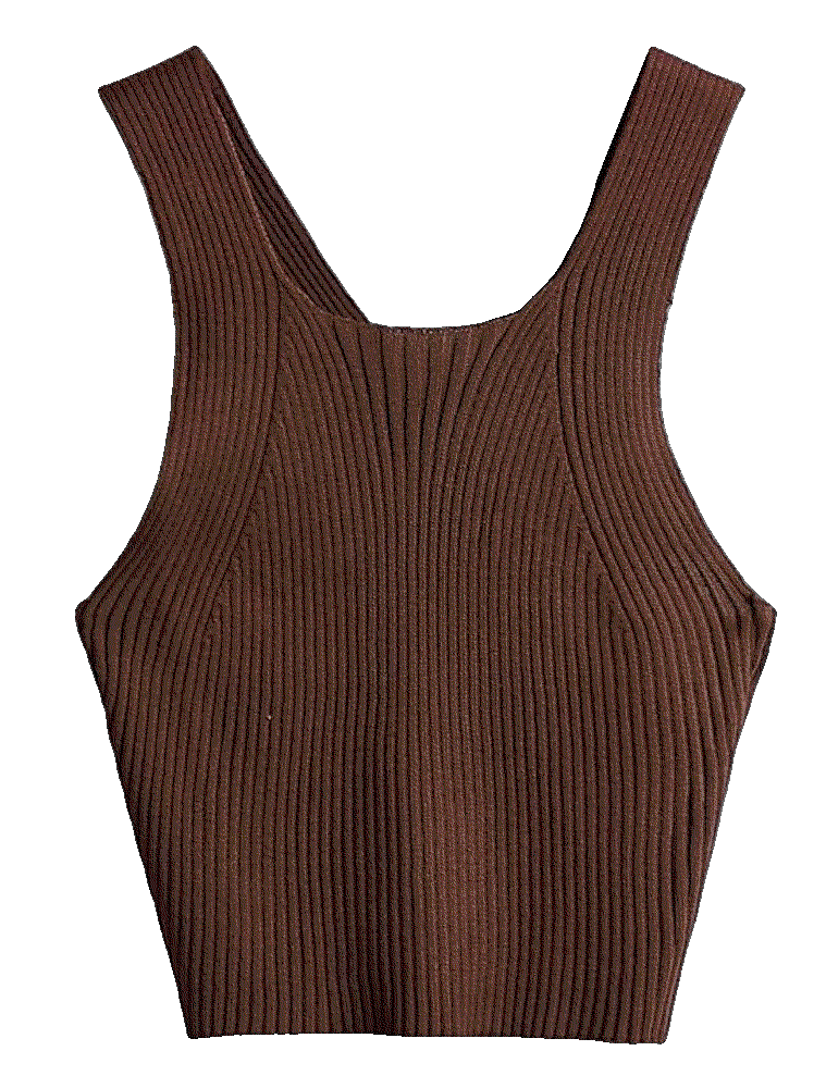 Crisscross Ribbed Knit Top Amazon