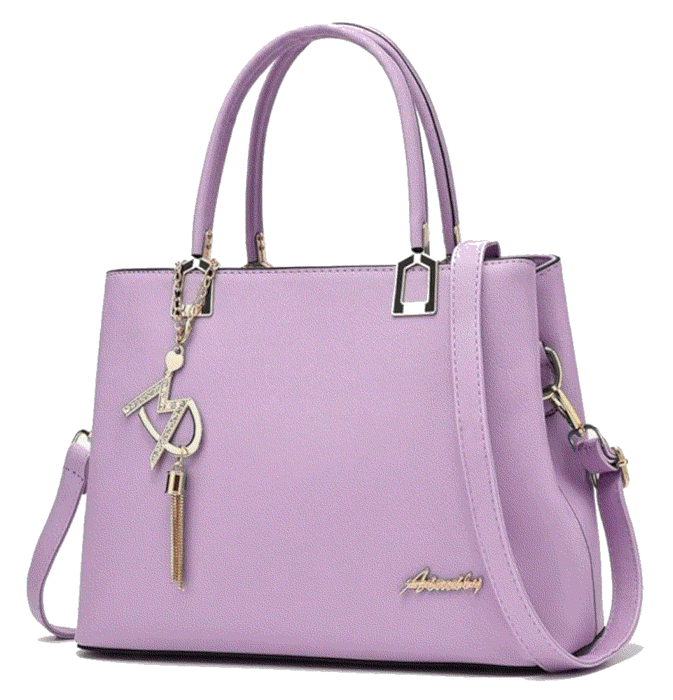 Handbags shoulder designer satchel purple Tolfe