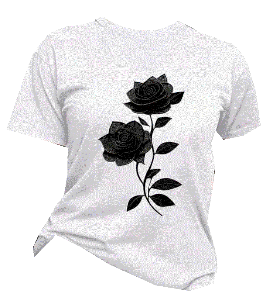 Cotton Graphic T-Shirt Short Sleeve Gothic Top Orphichic