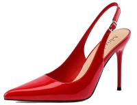 Adrizzlein Adrizzlein slingback stiletto comfortable shoes pumps