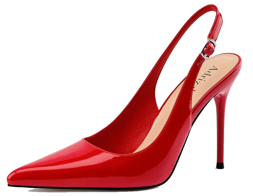 Adrizzlein slingback stiletto comfortable shoes pumps Adrizzlein