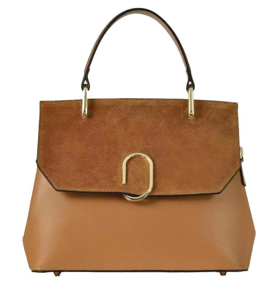 Thais Suede and Leather Satchel Bag LeParmentier Store