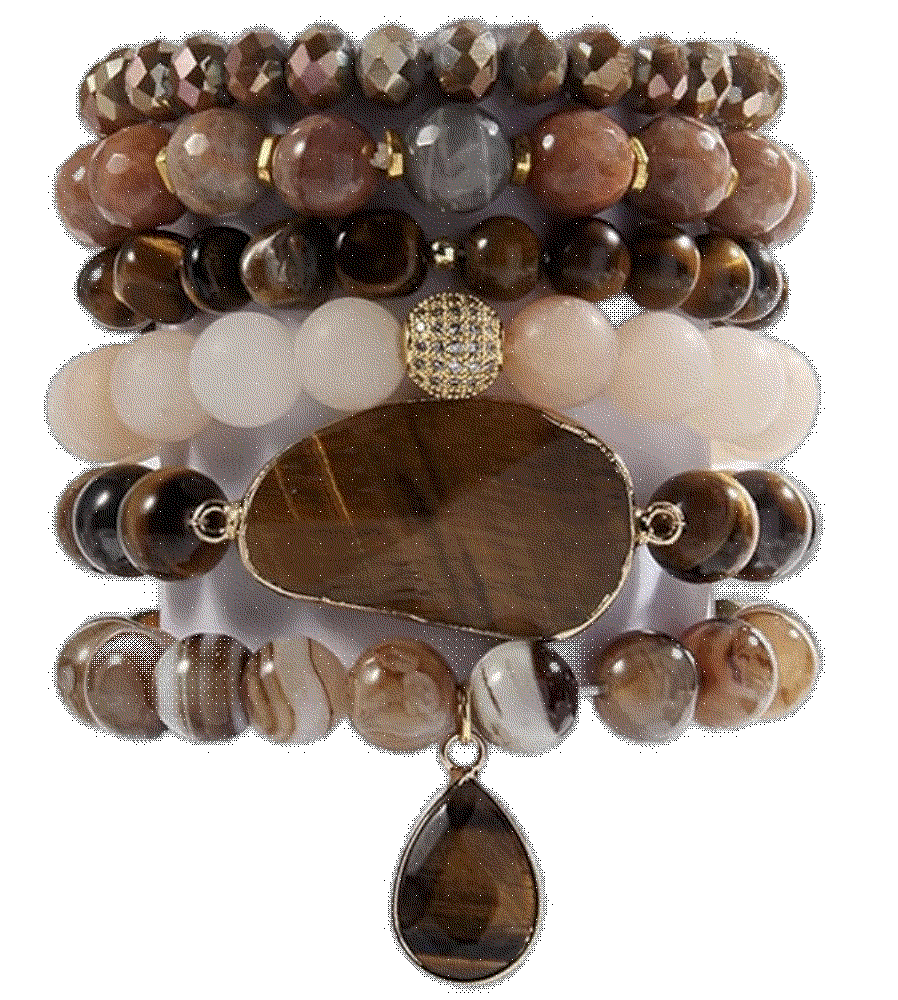 Yomisa bracelets gemstone multilayer bohemian Yomisa