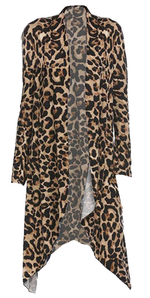 Casual Long Open Front Drape Lightweight Duster POGTMM