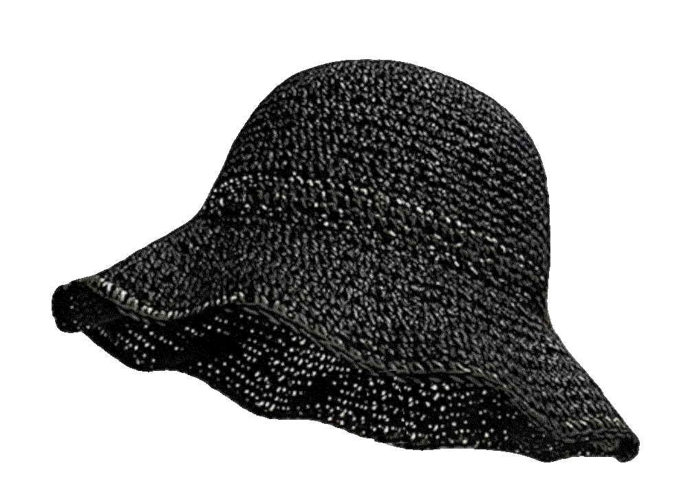 Womens bucket summer foldable crochet Askljeby