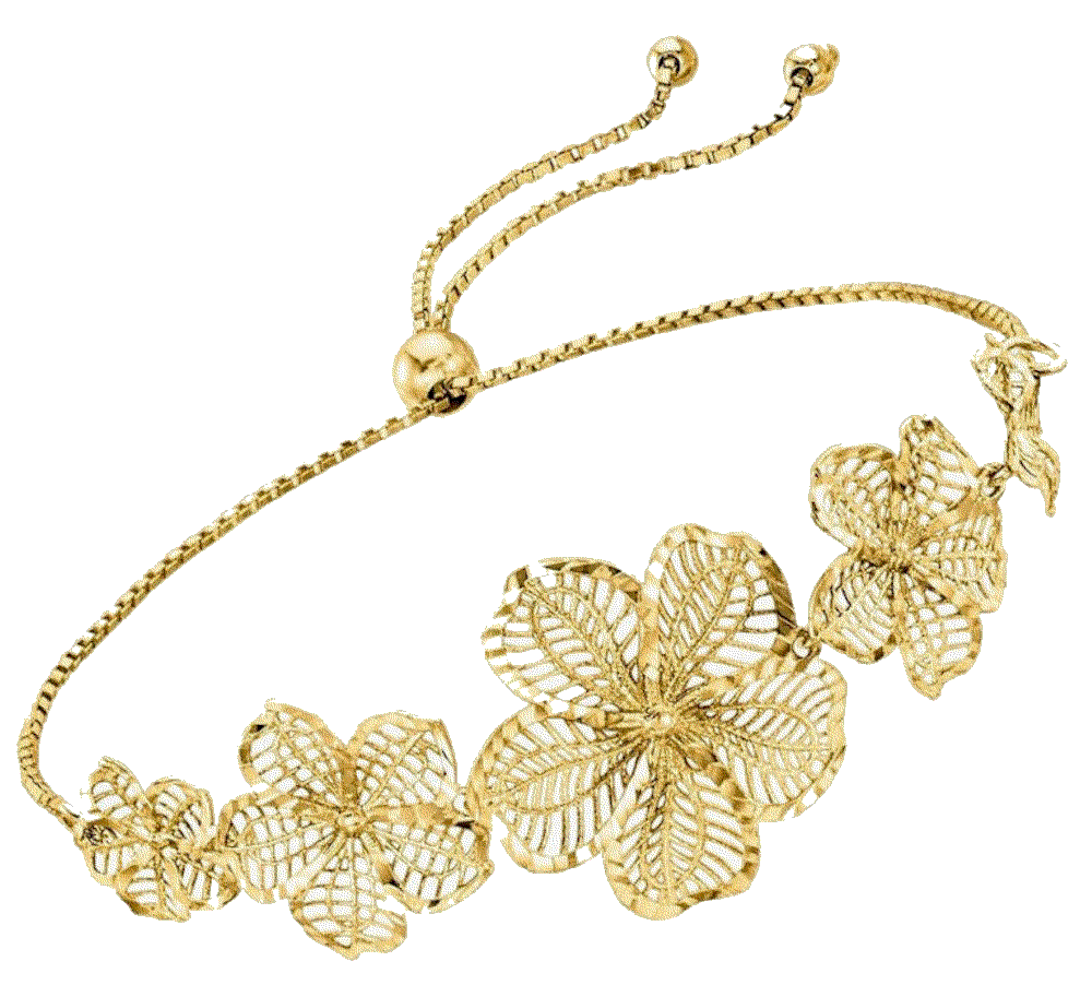 Ross simons sterling openwork flower bracelet Ross Simons