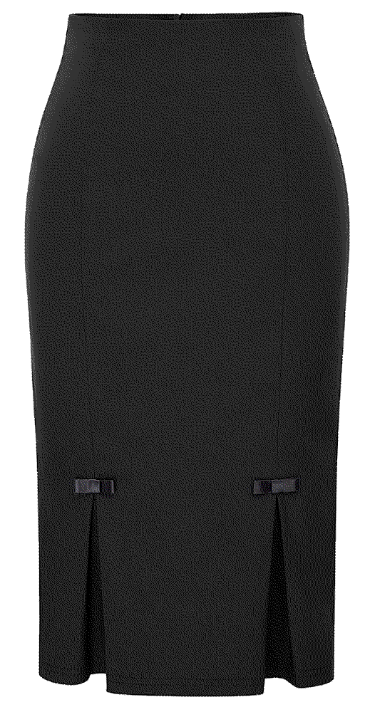 Midi High Waist Office Stretchy Pencil Skirt  Belle Poque