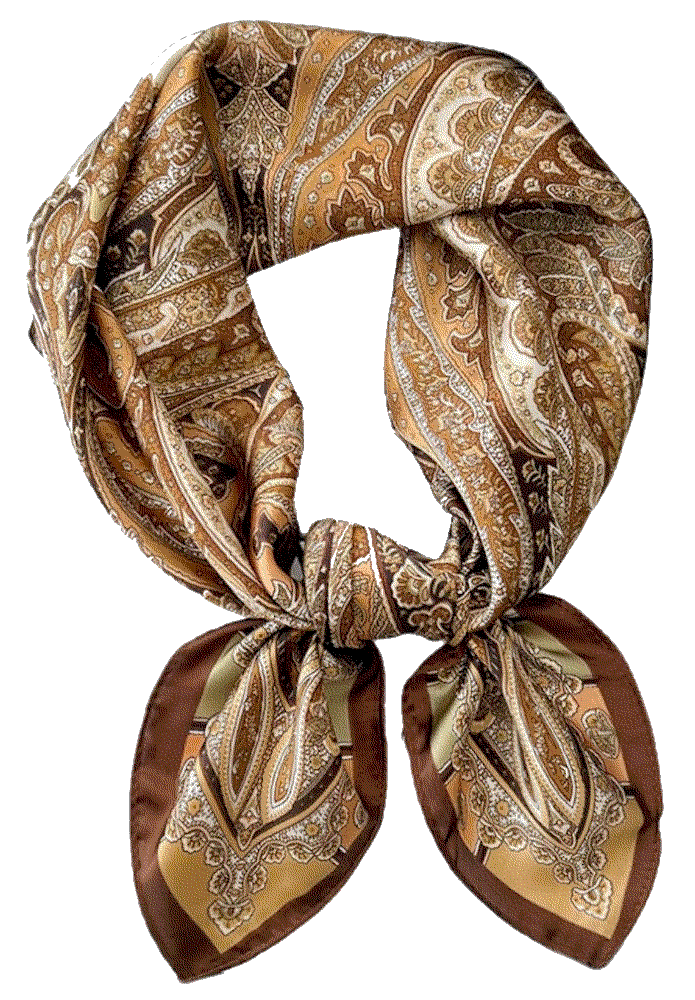 Satin Silk Head Scarf lightweight fashion Lechi