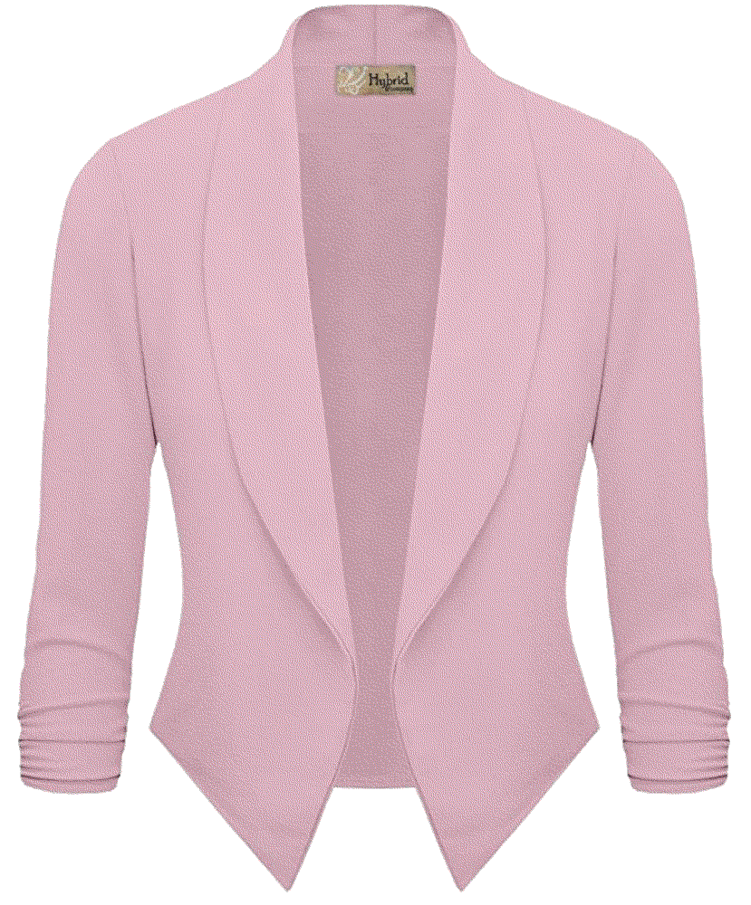 Womens Casual Work Office Open Front Blazer  HyBrid & Company