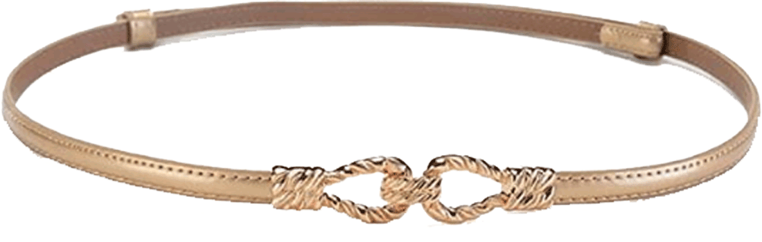 Vintage Slim Delicate Buckle Adjustable Slim Waist Belt Ty Belt