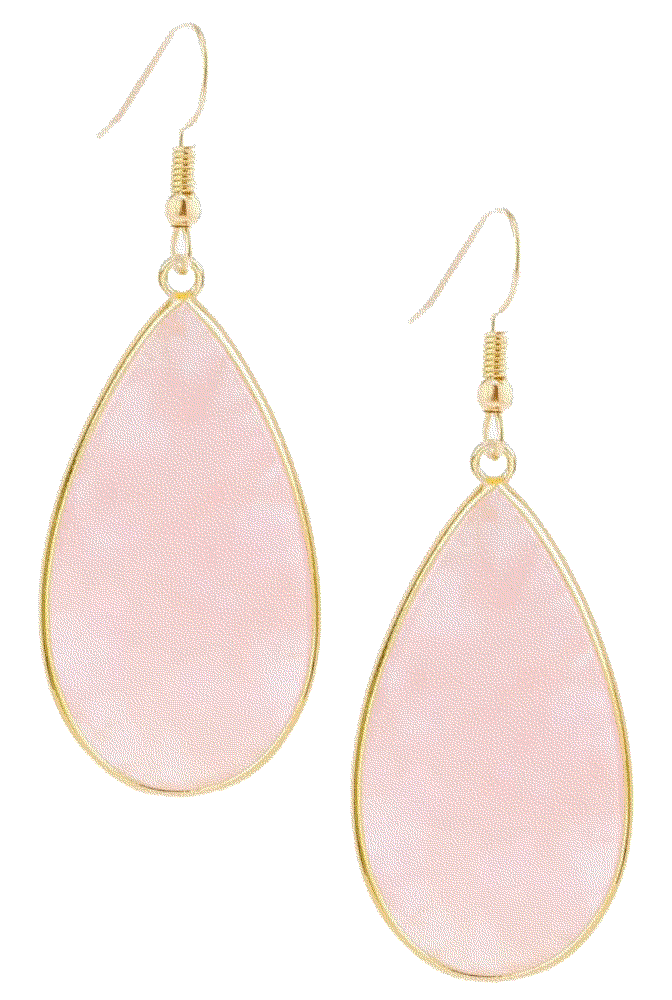 Crystal Healing Stone Earrings Statement Teardrop Dangle Earrings BaubleStar