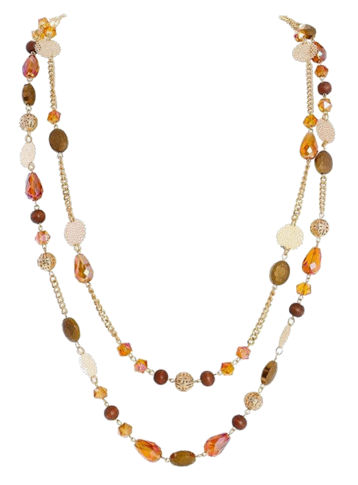 Bocar necklaces layered crystal statement Bocar