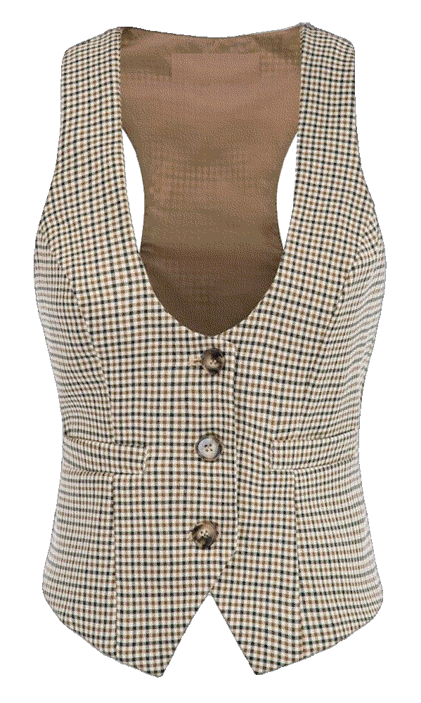 Women casual button fully waistcoat Grace Karin