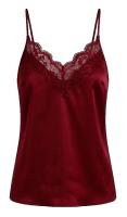 MakeMeChic Makemechic womens camisole sleeveless burgundy