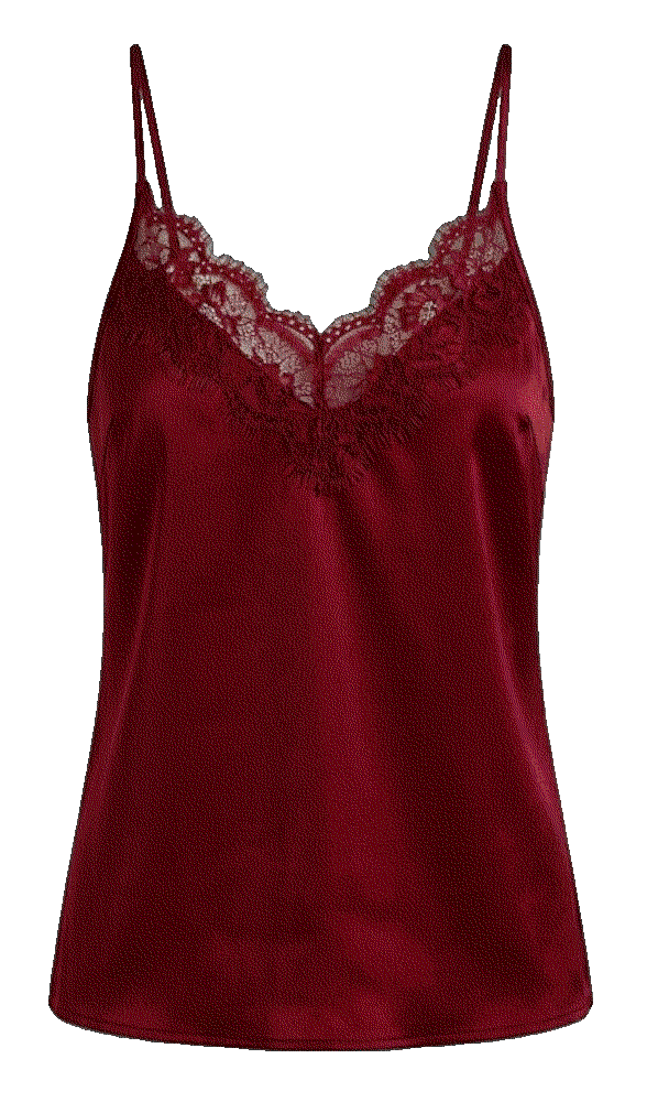 Makemechic womens camisole sleeveless burgundy MakeMeChic