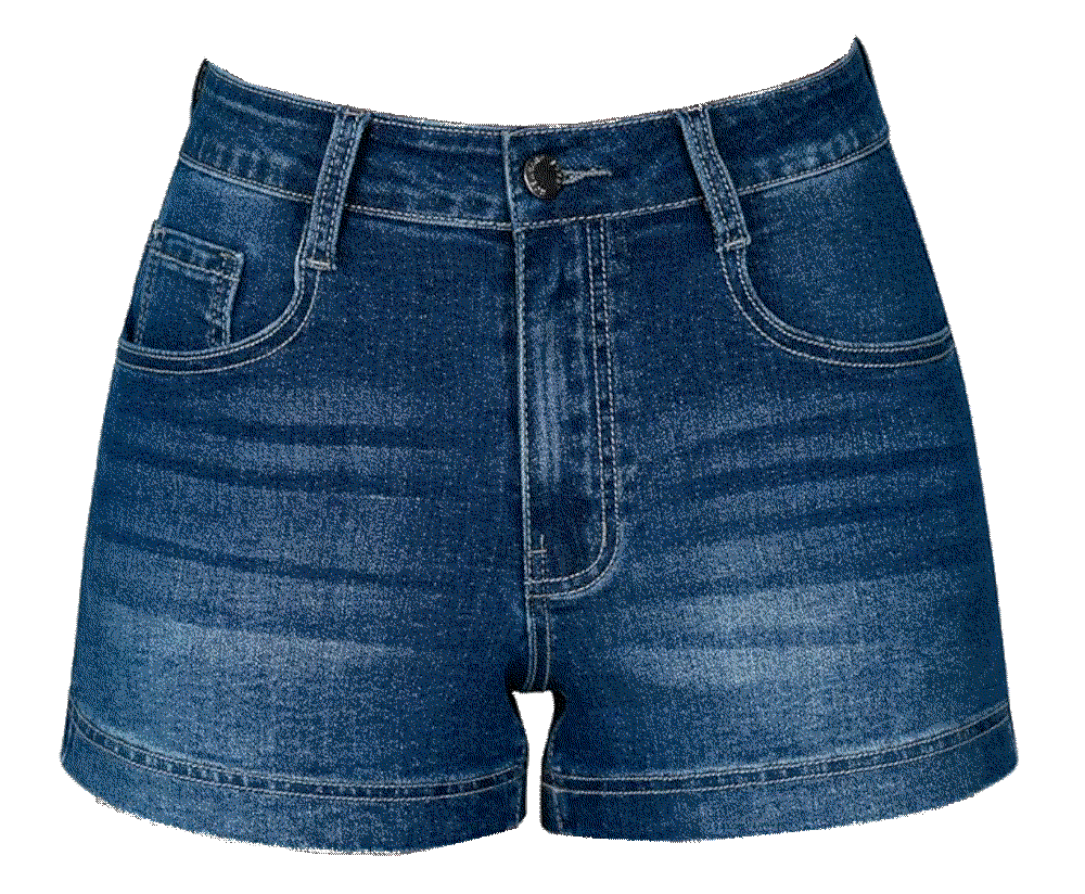 Womens waisted stretchy x large denim shorts Roswear