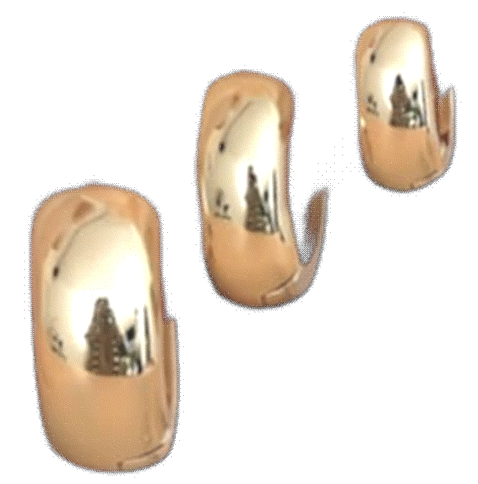 Small chunky gold earrings women The Besteel