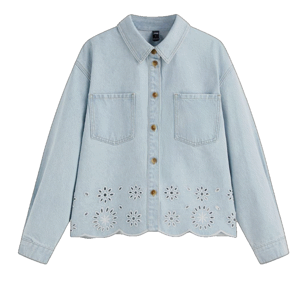 Cider shirts eyelet button blouse Cider