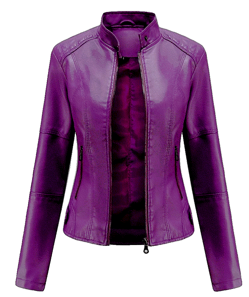 Faux Leather Jacket Women Bomber Jacket  Dear Model