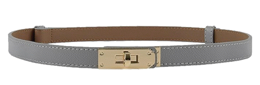 Anhaishuilv womens leather adjustable turn lock belt Anhaishuilv