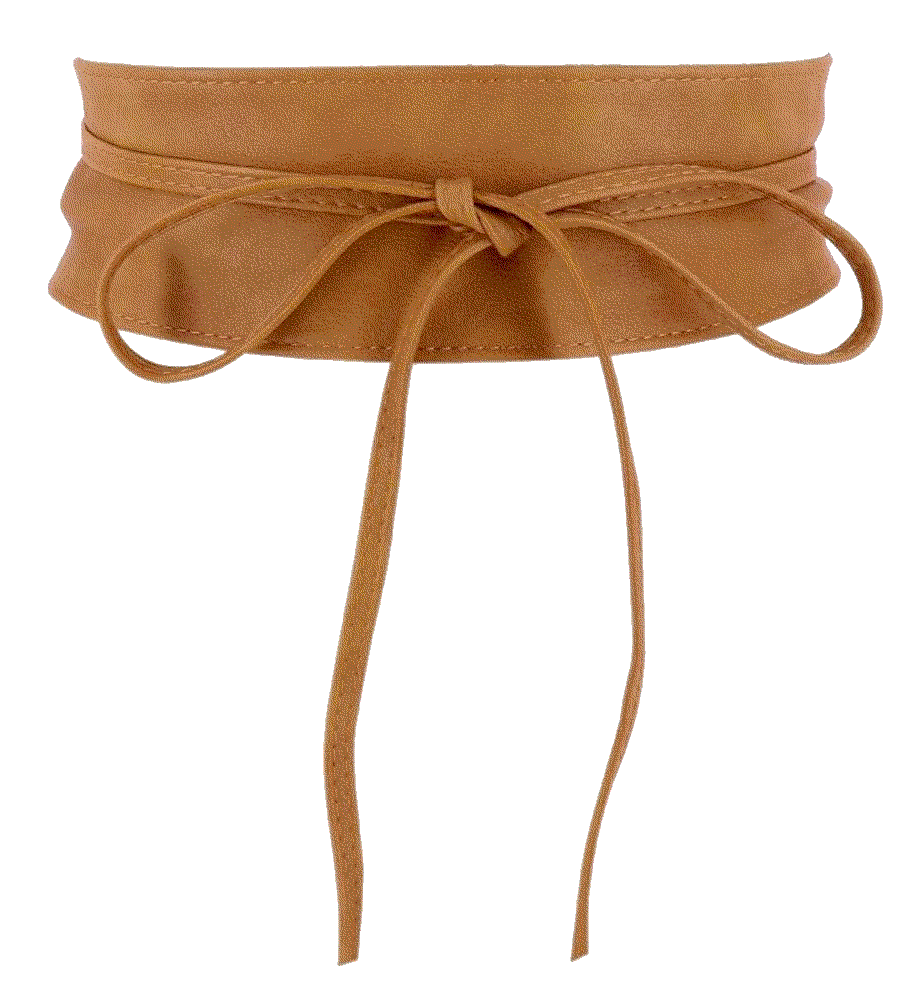 Woman leatherette waisband Obi Belt Fashiongen