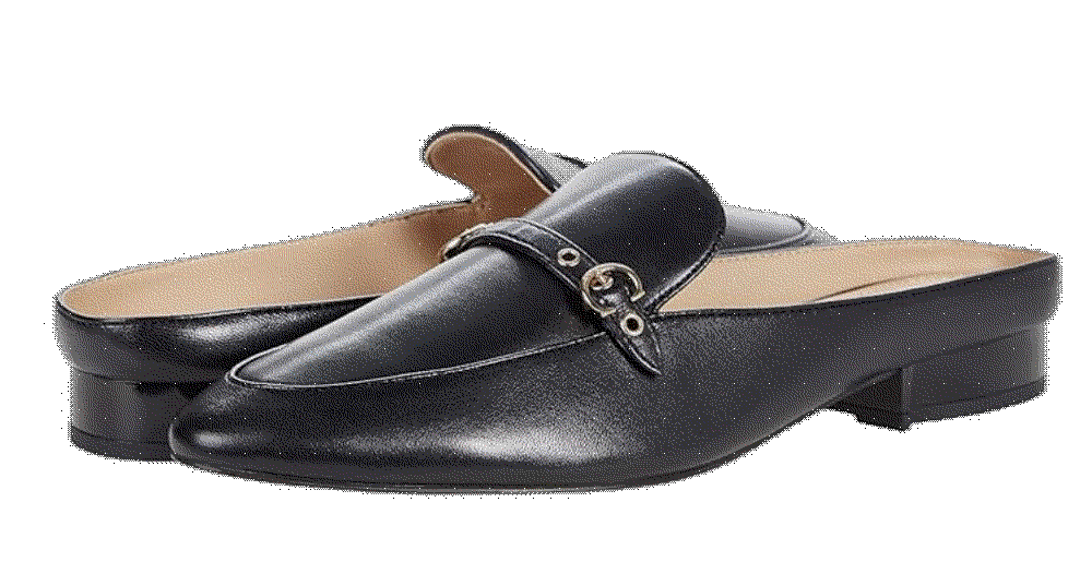 Irene mule black shoes COACH