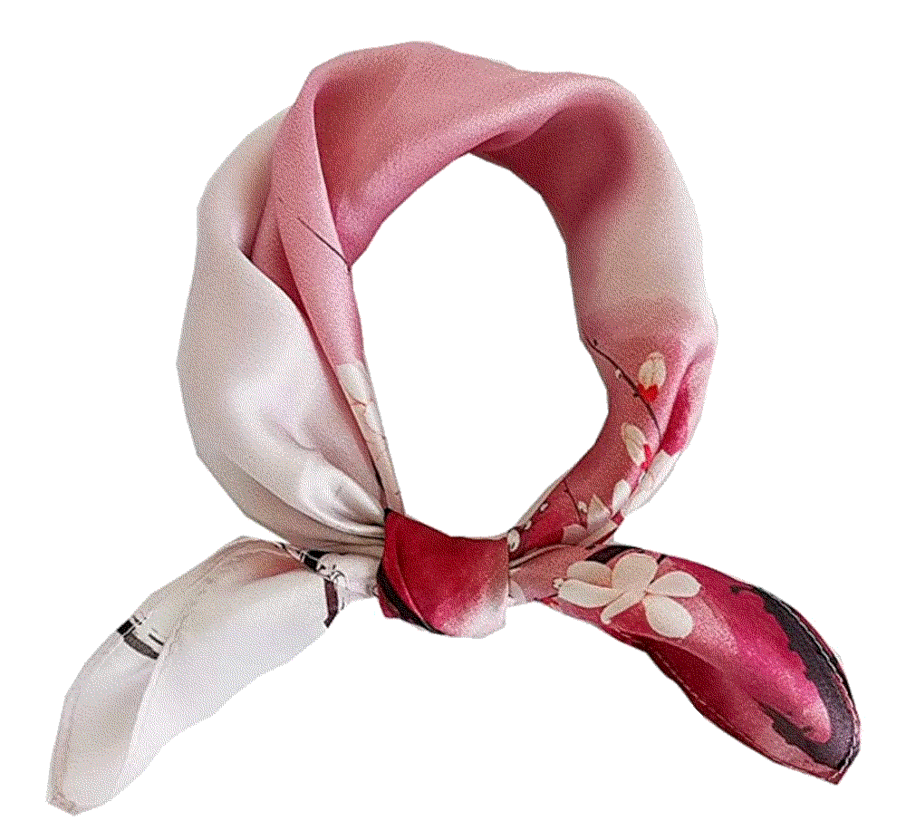 Lightweight Square Satin Head Scarf  Fonyve