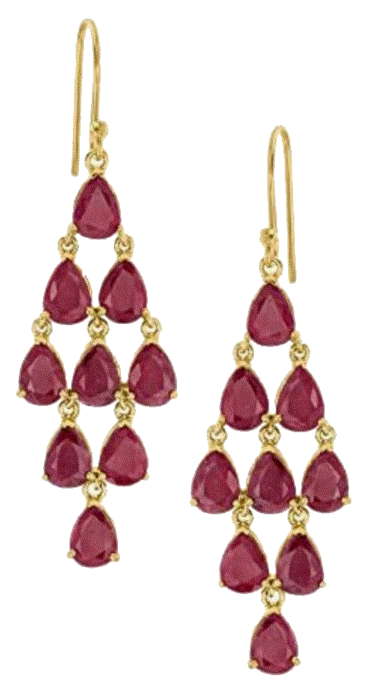 Gemstone Chandelier Earrings in 18kt Gold Over Sterling Ross-Simons