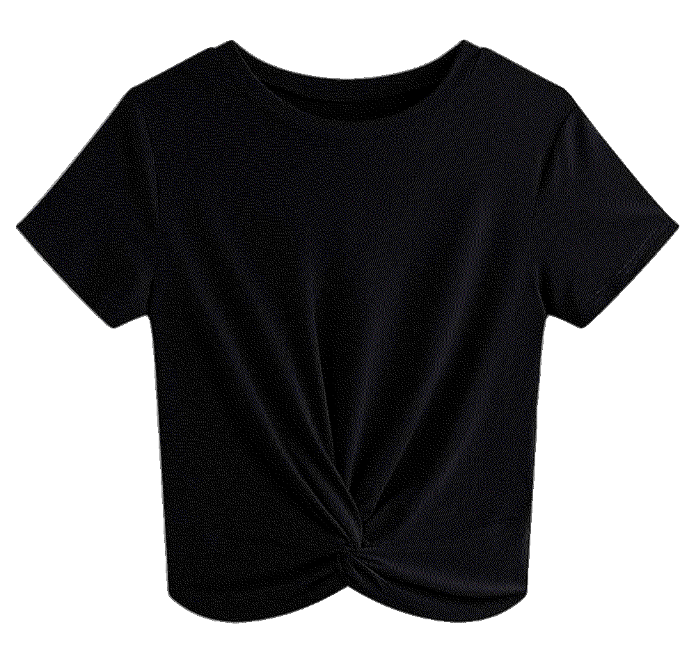 Causal Short Sleeve Round Neck Tee T-Shirt JINKESI