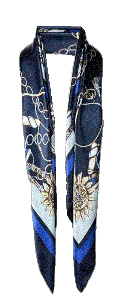 Corciova silk feel satin square scarf Corciova