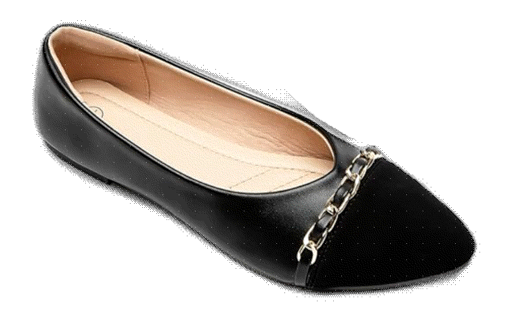 Babudog leather crimping pointed toe white us9 Babudog
