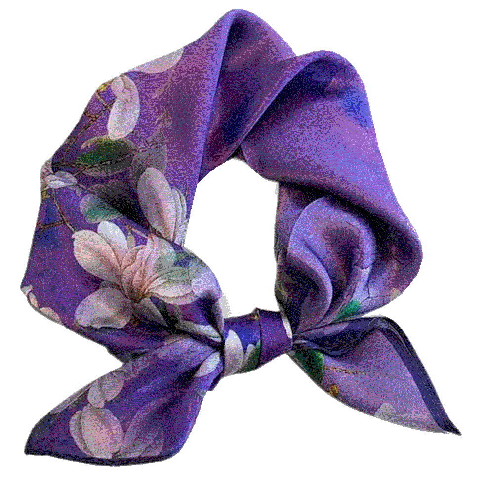 Poeticehome mulberry square scarfs packed Poeticehome
