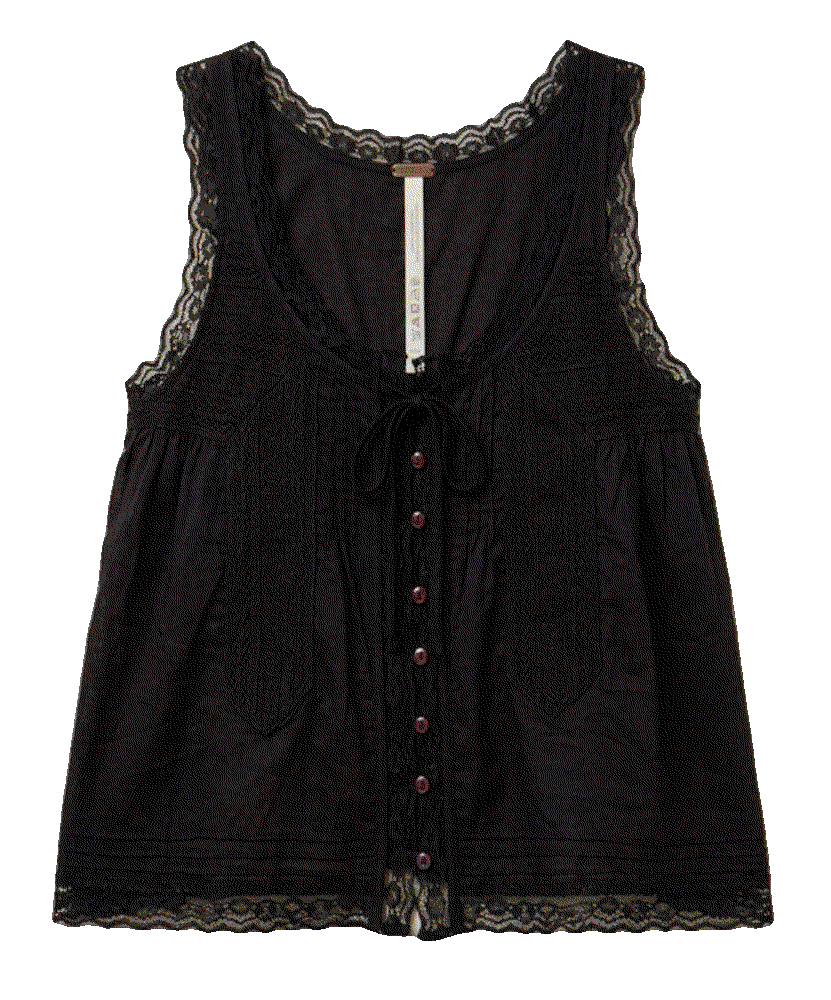 Vacation sleeveless blouses ruffled chiffon The FUNTOUR 