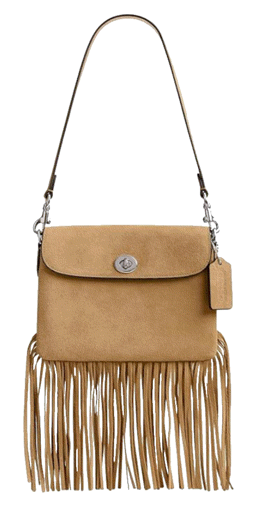 Coach 1965 fringe bag peanut Coach