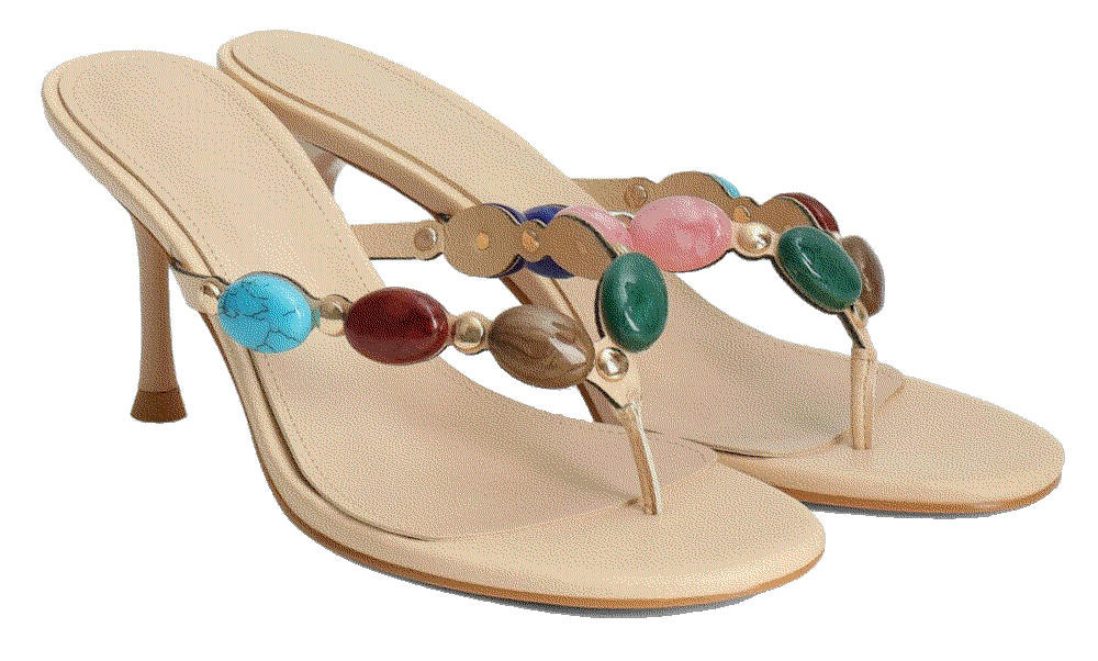 Maijed jeweled strappy sandals fashion Maijed