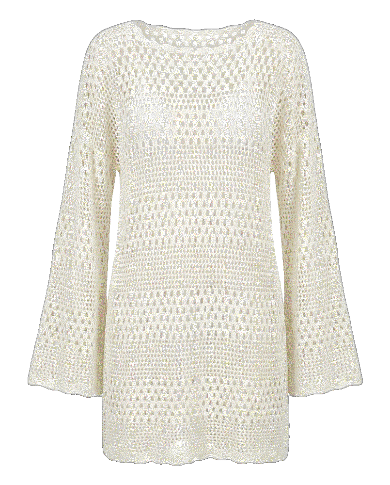 Women Swimsuit Crochet Swim Cover Up ANRABESS