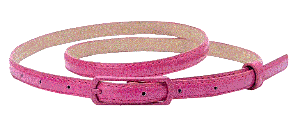 Faux Leather Skinny Belts for Dresses Selighting