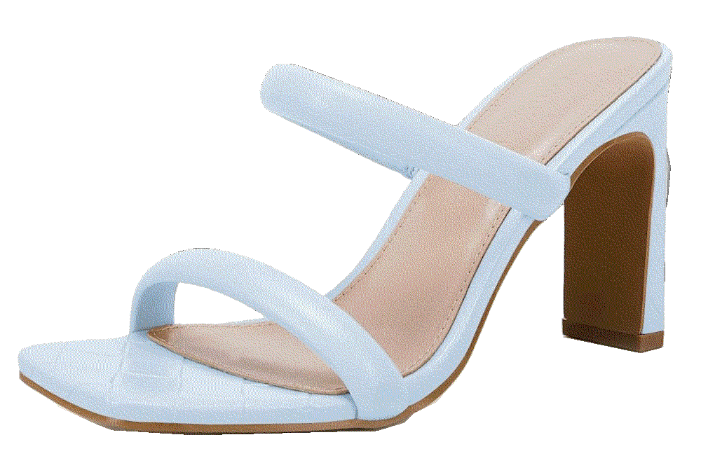  Square Open Toe Heeled Sandals  Coutgo