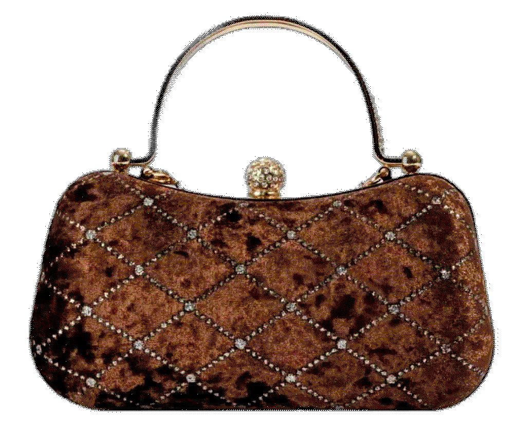 Drazle trendy evening velvet clutch Drazle
