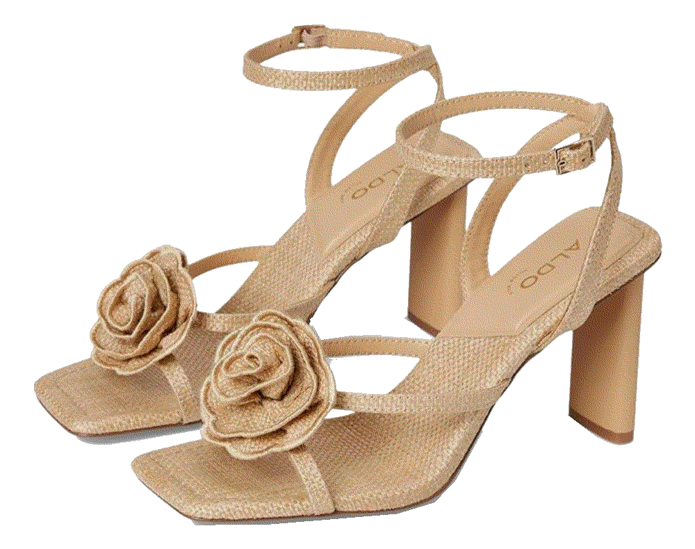 Aldo womens siennamae heeled natural Aldo