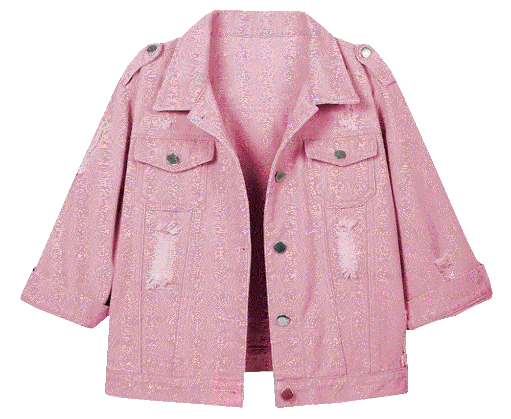 Autumn 3/4 Sleeve Retro Short Denim Jackets Hixiaohe