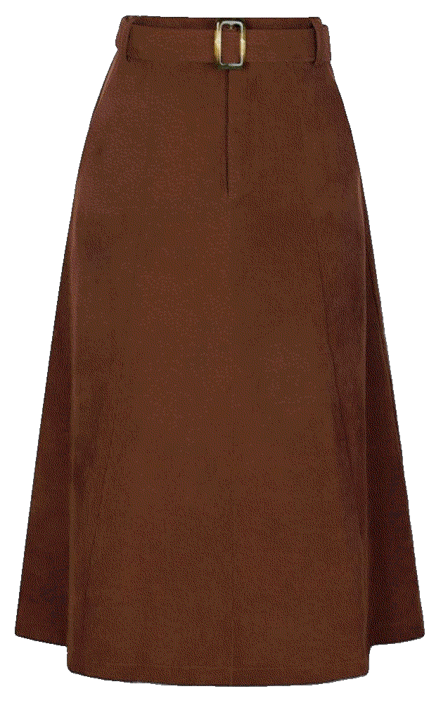 Allegra womens elastic belted corduroy skirt Allegra K
